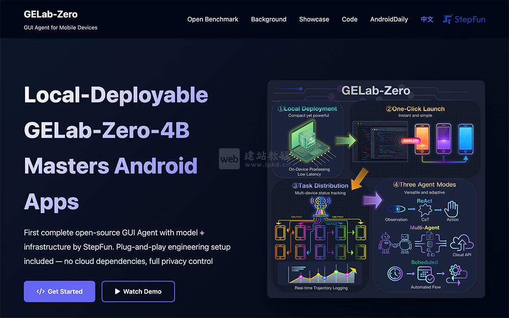 GELab-Zero：阶跃星辰开源的轻量化移动GUI Agent模型