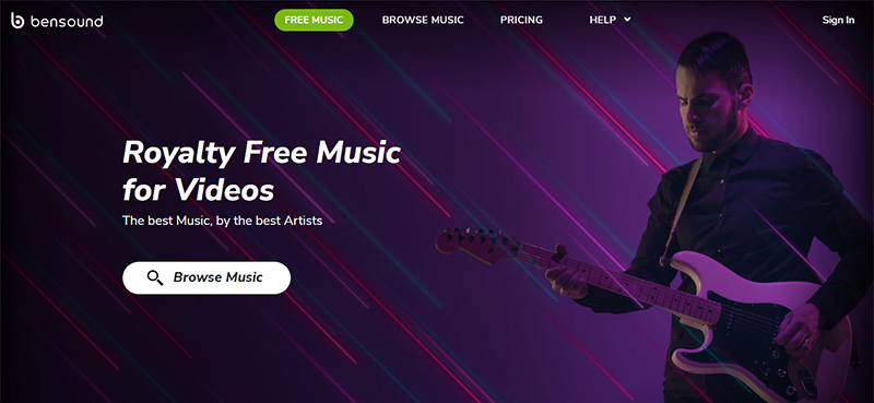 推荐一个专业优质（免费版权）的音乐配乐下载网站——Bensound