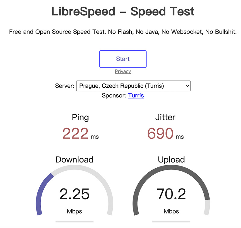 一一款轻量级、开源且功能丰富的网络速度测试工具—— LibreSpeed