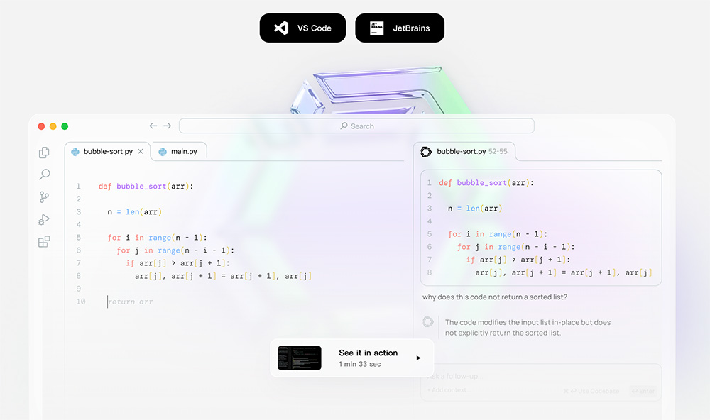 Continue：一款开源的AI编程助手插件，专为VS Code和JetBrains系列IDE设计