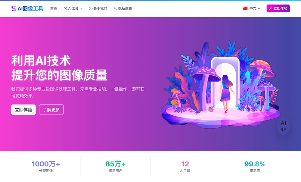 一款免费高性能，无注册，媲美专业图像处理工具——AI Image Editor