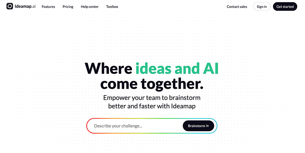 Ideamap：一款可以提升团队协作、工作效率的AI思维导图工具