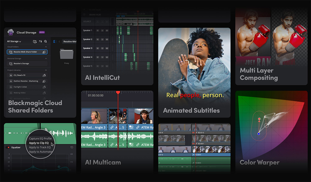 DaVinci Resolve 20：达芬奇剪辑超强版本，新增各种AI工具！