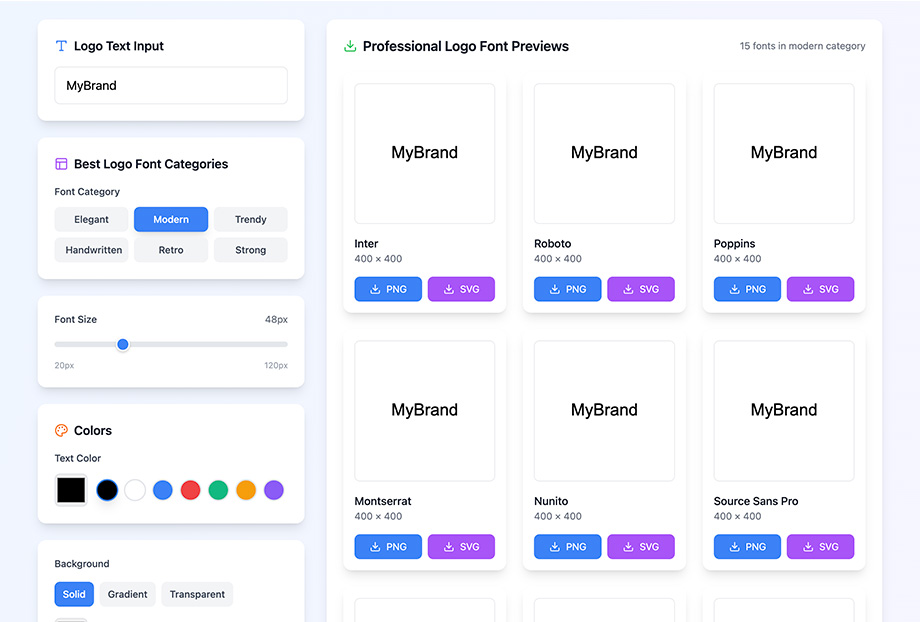 FontLogo.site：一款简单易用的在线Logo制作工具，打开即用！