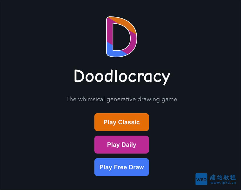 Doodlocracy：一款用于绘制游戏的人工智能工具