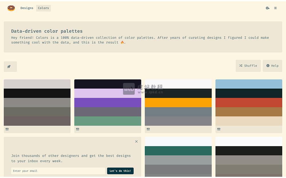Klart Colors：一个设计配色工具平台