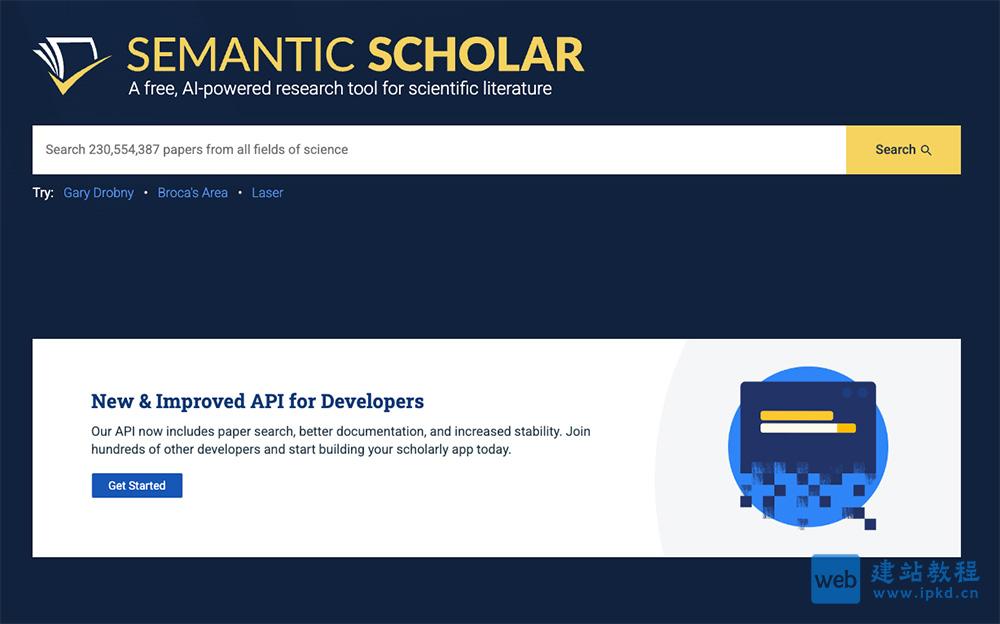 Semant Scholar AI：一个免费的科学文献搜索，包含超过 2.11 亿篇科学领域的论文