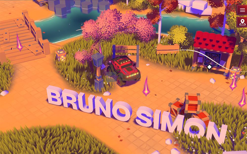 遥控小汽车：一辆3D小汽车在虚拟世界中行驶