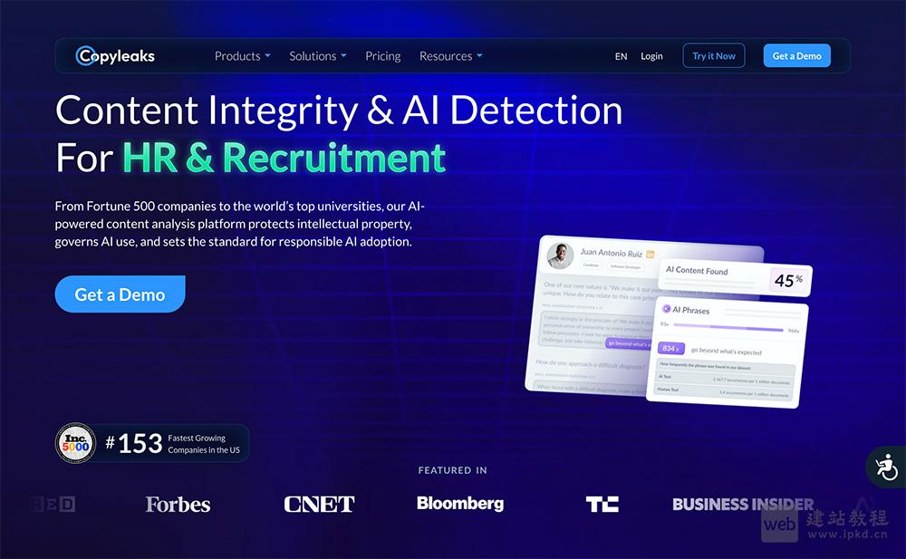 CopyLeaks:一家基于AI的内容真实性与原创性检测平台