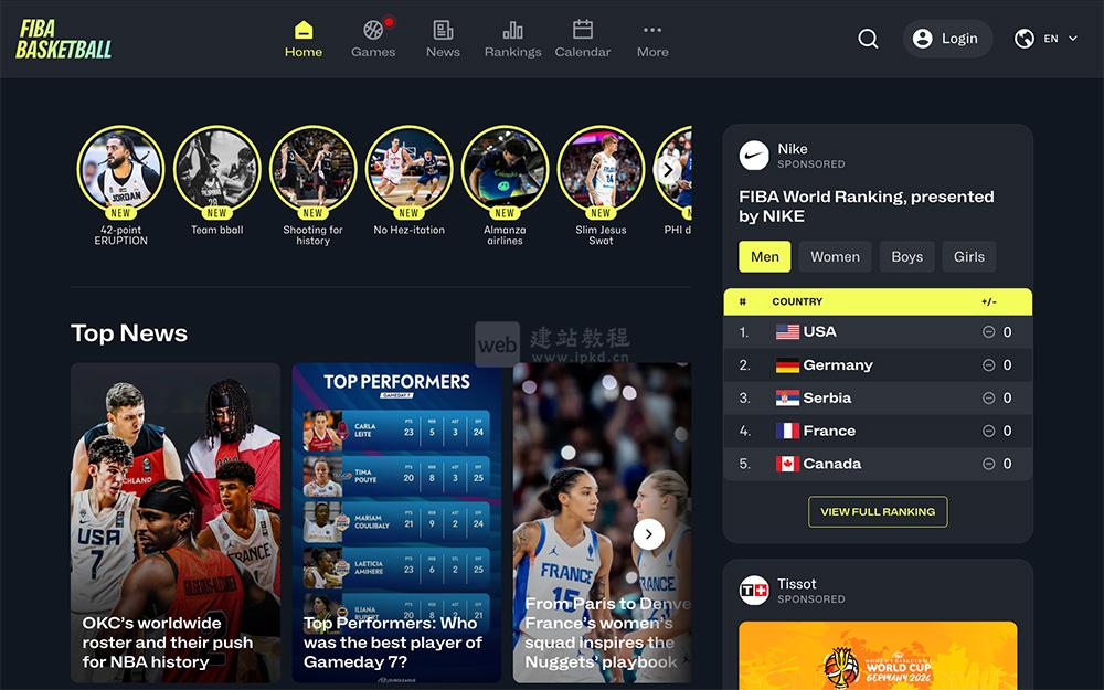 世界篮球积分排名:用于评估各国家篮球队在国际比赛中的实力和水平