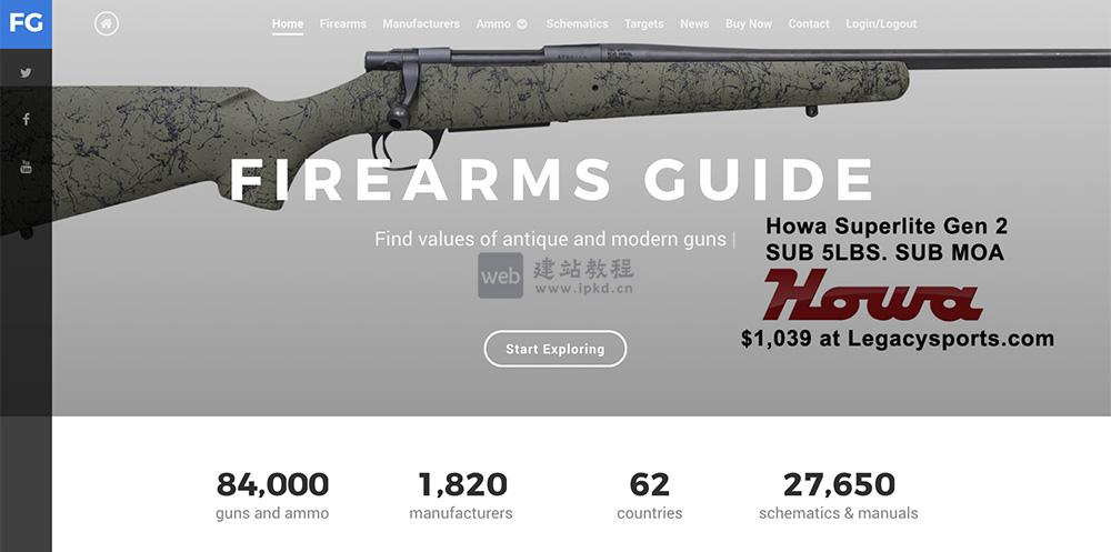 枪支指南Firearmsguide:一个最大的枪支弹药参考指南平台