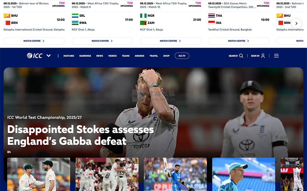 世界板球积分排名:主要基于球队在各种形式的板球比赛中的表现