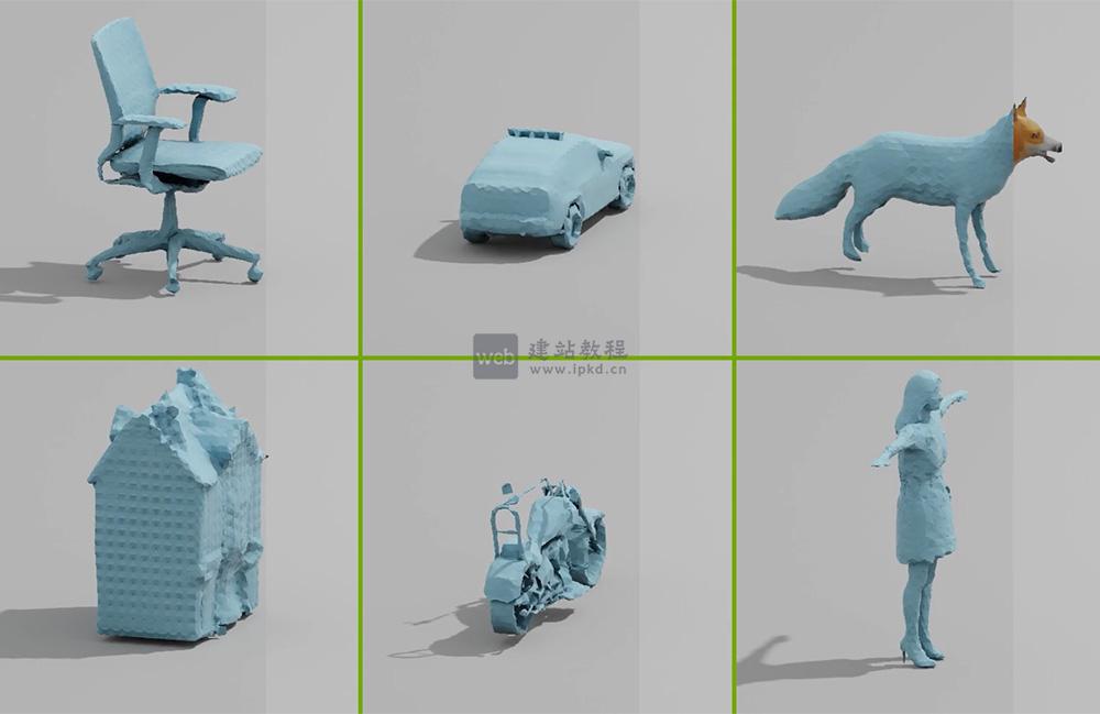 Nvidia·GET3D：一款生成式AI模型，包括几何分支和纹理分支