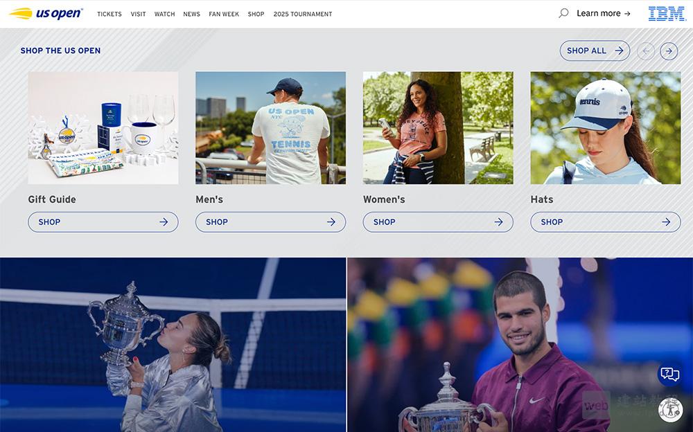 美国网球公开赛:网球界四大满贯赛事之一