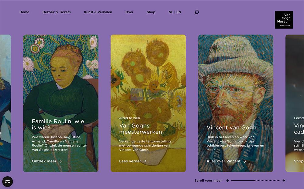 梵高博物馆：收藏了梵高的200多幅油画、580多幅素描、4个速写本等