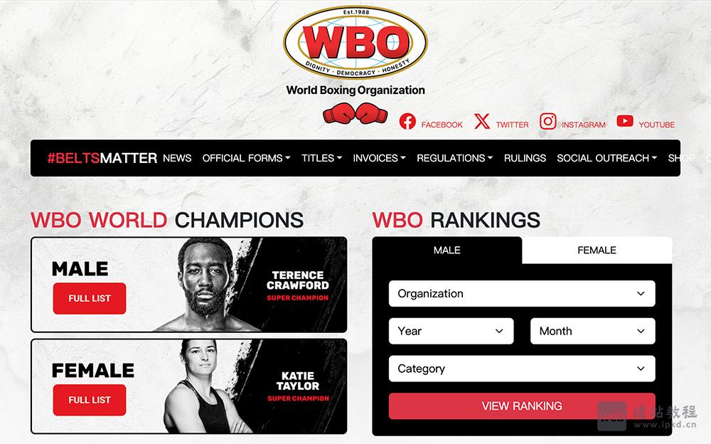 世界拳击积分排名:用于评估和记录拳击手在国际比赛中的平台