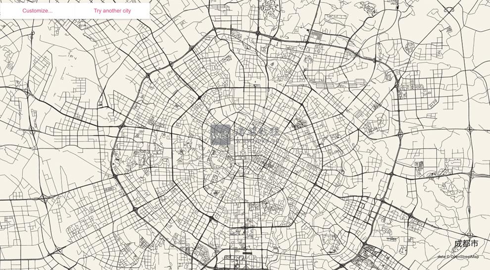 City-Roads官网:开源免费的城市道路网可视化工具