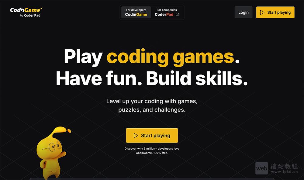 CodinGame：游戏化编程学习与竞赛平台，边玩边练提升硬核实力