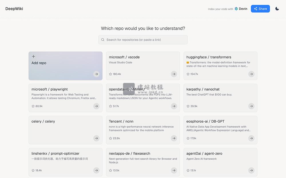 DeepWiki:AI驱动的GitHub代码库知识库工具,一键读懂开源项目