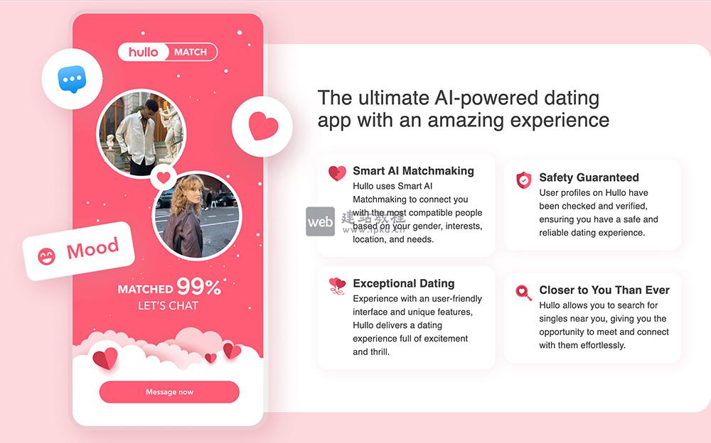 AI Love Coach：Hullo Dating旗下免费AI，一键生成高吸睛个性化约会简介