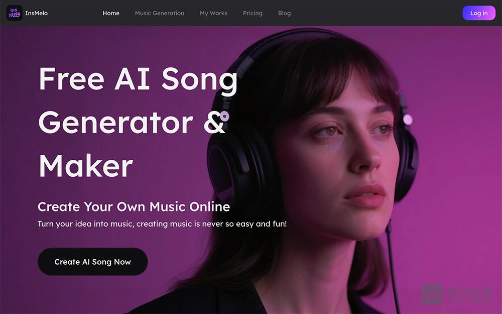 InsMelo官网：一款AI歌曲创作平台，提供400多种音乐风格