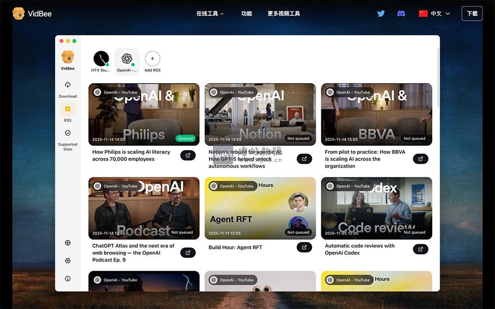 VidBee：开源跨平台视频下载神器，轻松搞定千站音视频资源-2