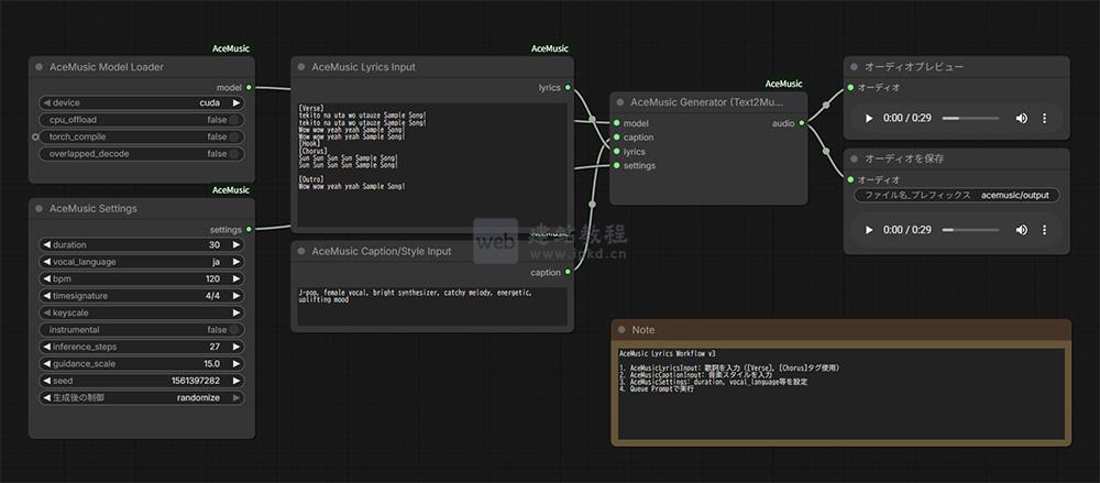 ComfyUI-AceMusic模型安装入口，打造ComfyUI专业音乐生成自定义节点