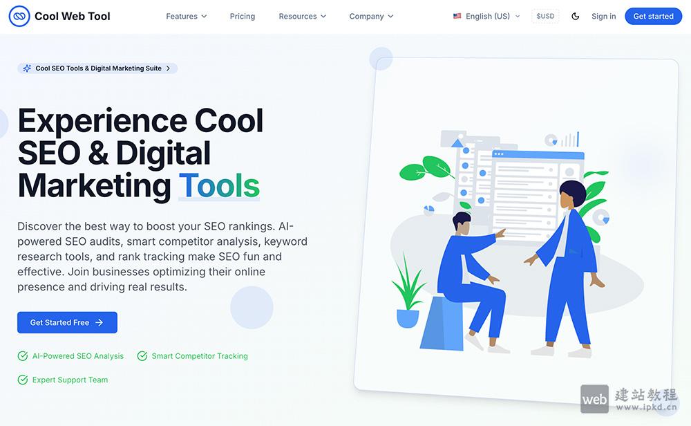 Cool Web Tool：一款基于人工智能技术打造的专业SEO服务平台
