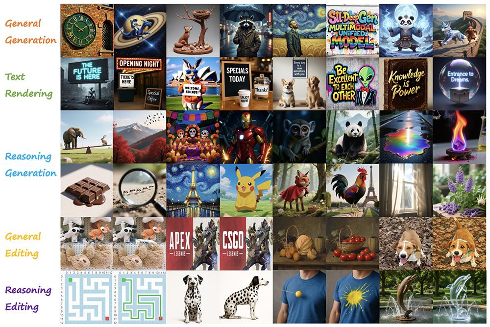 DeepGen 1.0模型使用入口，浙江大学等联合推出的轻量级统一多模态模型，仅50亿参数