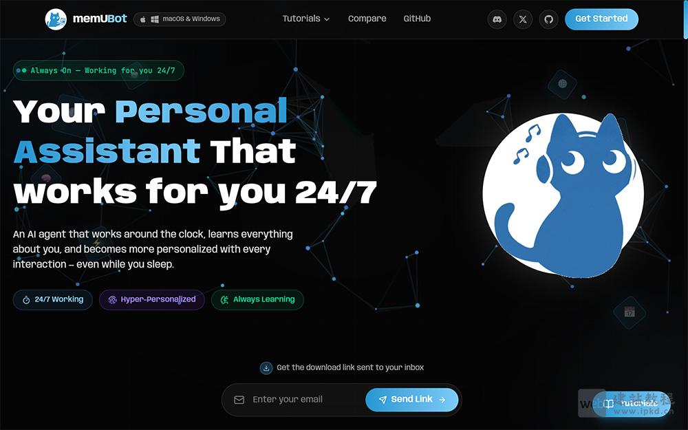 memU Bot：适配macOS与Windows系统的7×24全天候AI个人助手