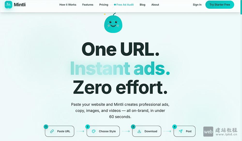 Mintli官网使用入口，专为英国小企业打造的AI营销内容生成器