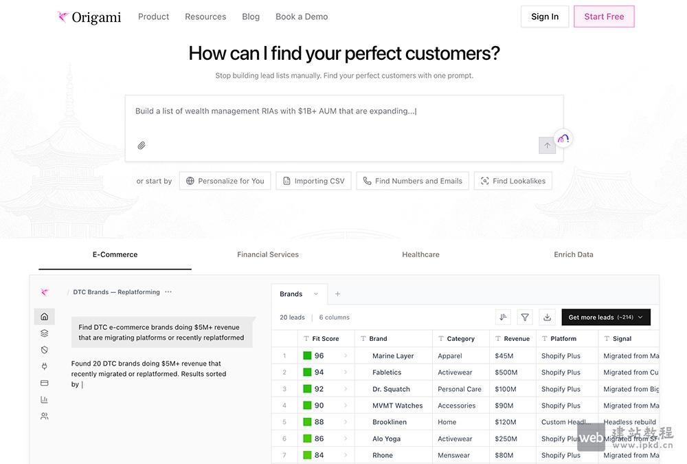 Origami.chat官网使用入口,专为销售团队突破传统获客局限、提升线索质量与成交效率而设计