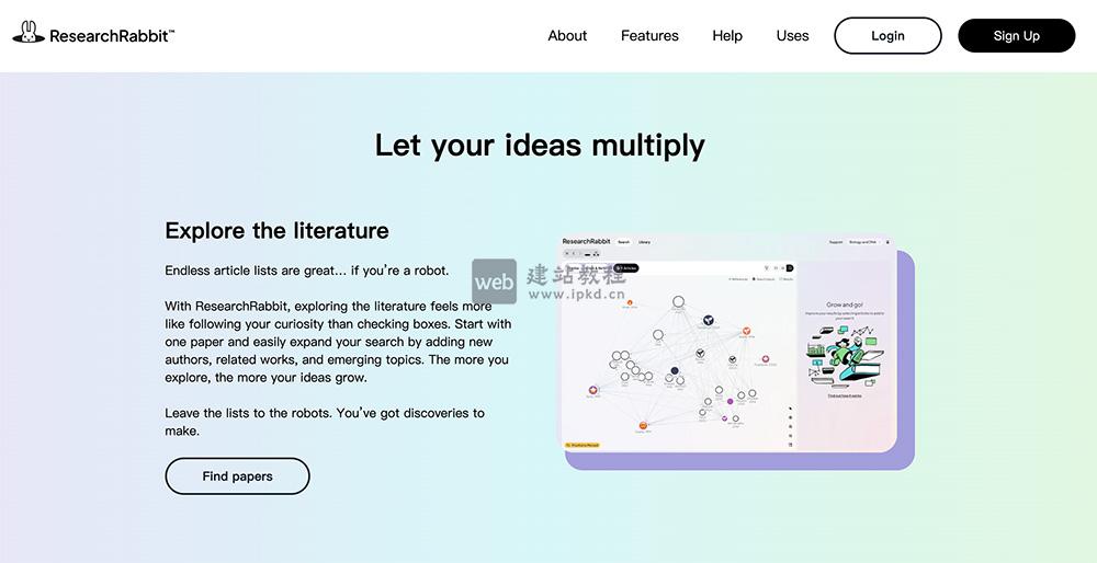 ResearchRabbit：一款基于AI的学术文献发现与管理平台