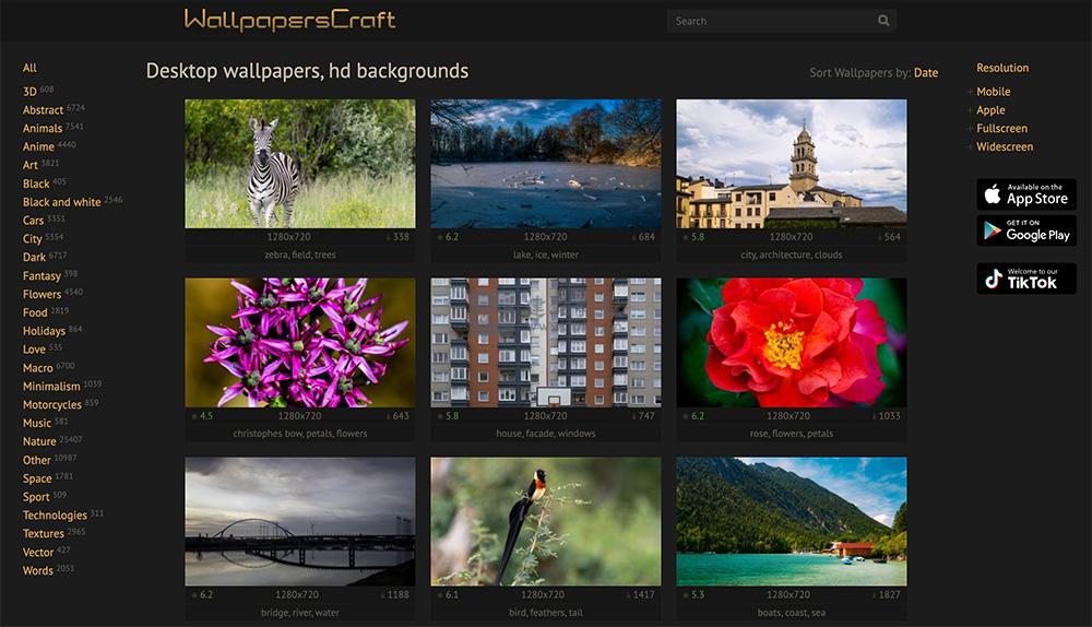 Wallpaperscraft官网入口网址，高清壁纸资源站免费下载