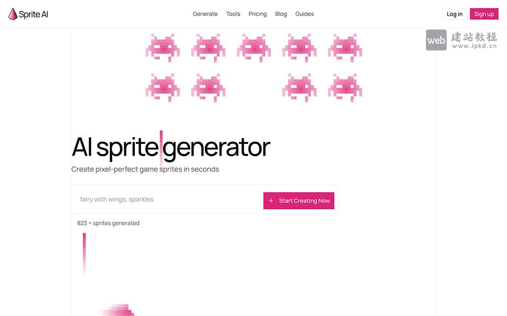 Sprite AI官网使用入口，专业AI游戏精灵生成工具