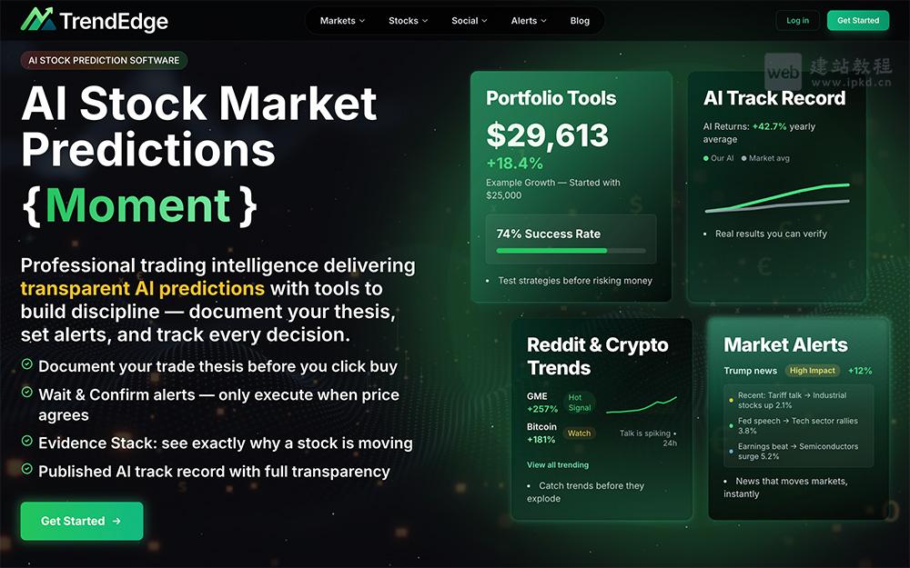 TrendEdge官网 - AI另类数据投研平台